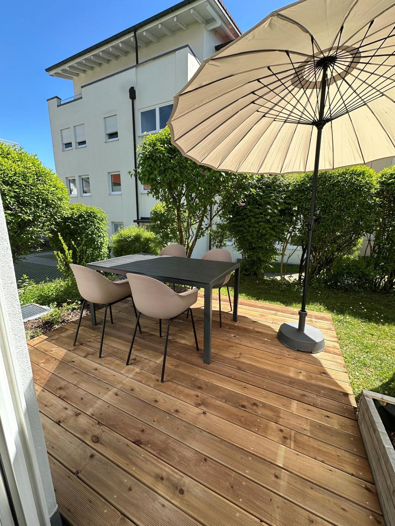 Stylisches 2-Raum-Apartment - In Center Parc Naehe Leutkirch im Allgau Bagian luar foto